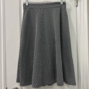 Banana Republic Midi Polka Dot Skirt